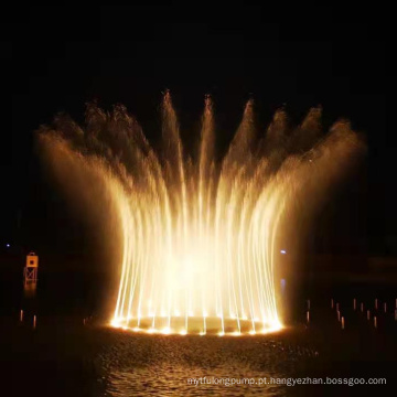 Fonte de água da piscina de parque de jardim ao ar livre de paisagem